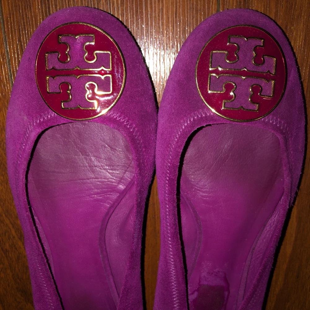 Tory Burch Suede Ballet Flats